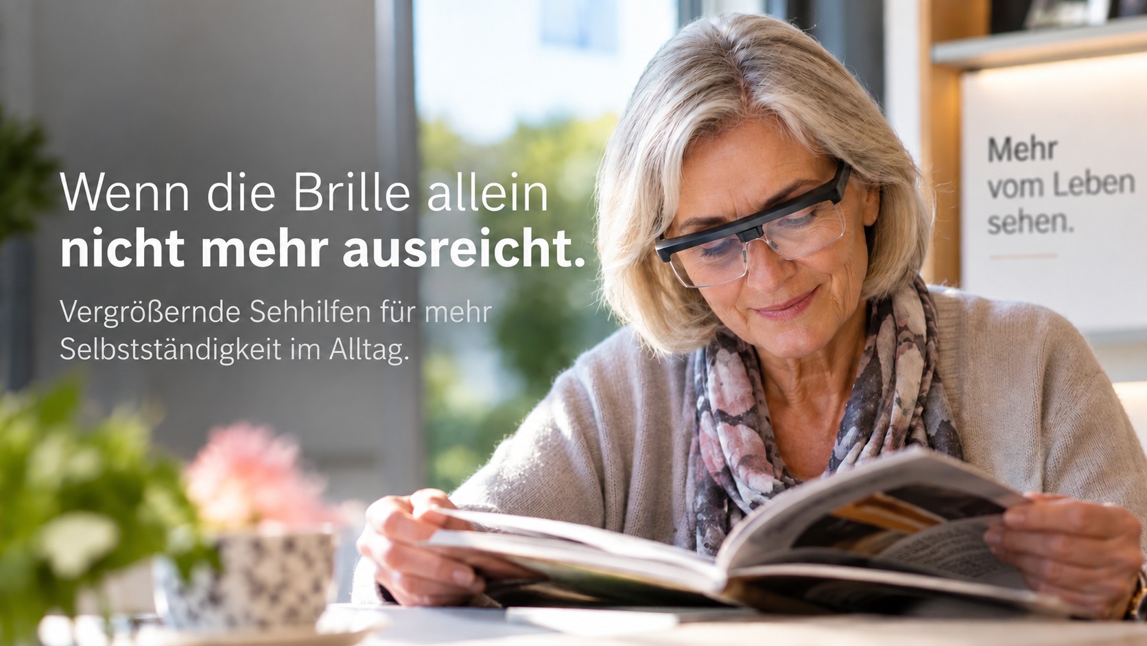 Vergrößernde Sehhilfen bei optic berger